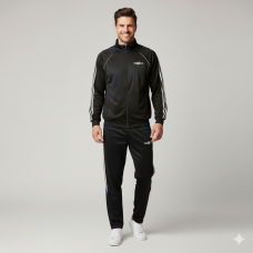 Мъжки анцуг AIR Climacool Rashel черен синьо Мъжки анцуг AIR Climacool Rashel черен синьо